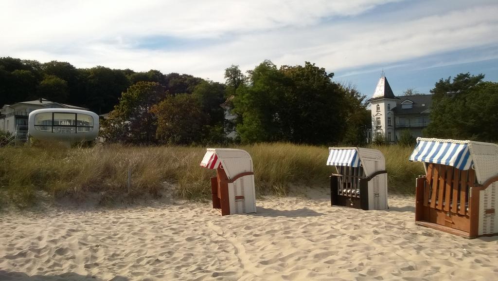Ruhige Fewo Mit Strandkorb, Villa Stranddistel, Binz Zewnętrze zdjęcie