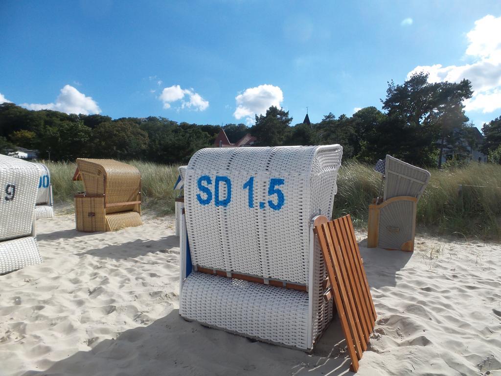 Ruhige Fewo Mit Strandkorb, Villa Stranddistel, Binz Zewnętrze zdjęcie